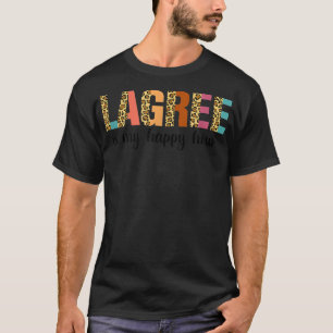 T-shirt Lagreement Est Mon Happy Hour Drôle Exercice Fitne