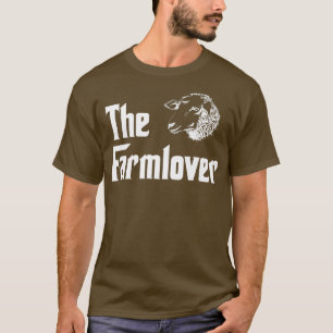 T-shirt L'agriculteur Drôle Moutons Ferme Moutons Humour f