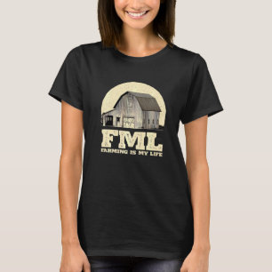 T-shirt L'Agriculture Fml Est Mon Vie Agriculteur Humour R