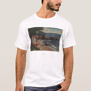 T-shirt Laguna Beach, CA - crique abritée sur la côte