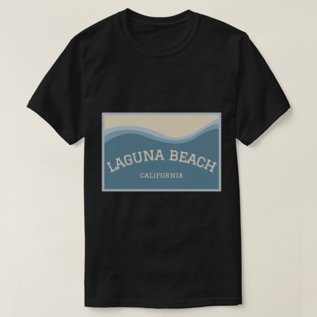 T-shirt Laguna Beach Waves (Design devant)