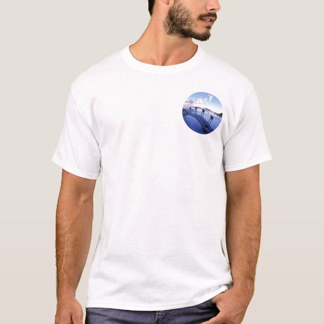 T-shirt lagune bleue, Islande (Devant)