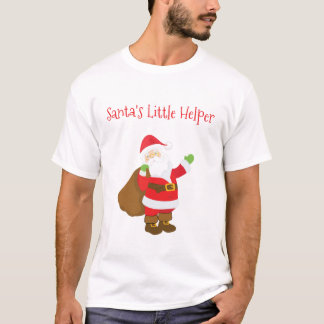 T-shirt L'aide de Noël Sac de cadeaux de Saint-Nick joyeux