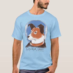 T-shirt Laika Soviet Space Dog 1957
