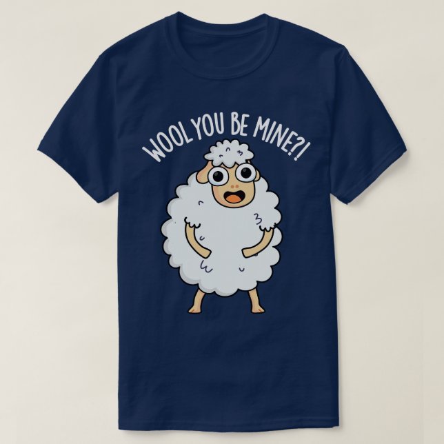 T-shirt Laine Tu Es À Moi Drôle Pun Mouton (Design devant)