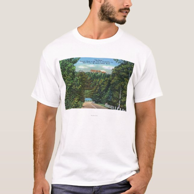 T-shirt L'aire, JR maison de John D Rockefeller (Devant)