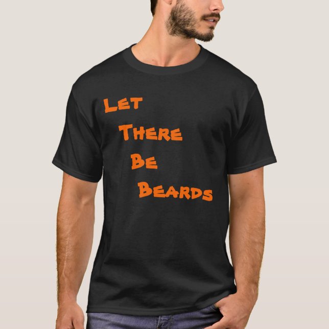 T-shirt Laissé, il, y ait, des barbes (Devant)