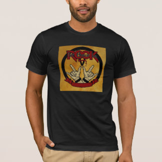 T-shirt Laissé il y ait roche (cylindrique) !