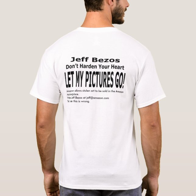 T-shirt Laisse Mes Photos Aller ! (Dos)