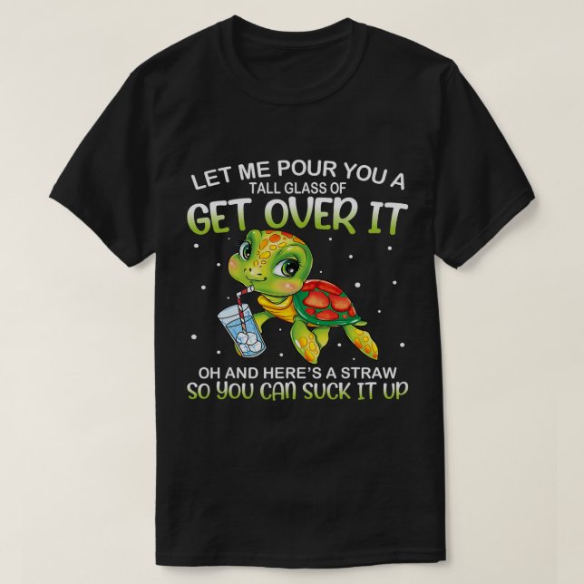 T-shirt Laisse-Moi Te Verser Un Grand Verre De Le Surpasse (Design devant)