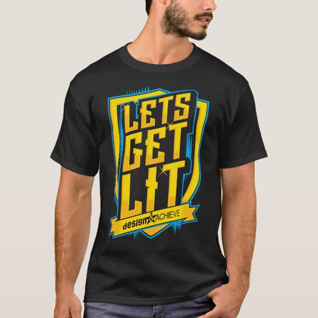 T-shirt Laisse obtenir la pièce en t de Lit (Devant)
