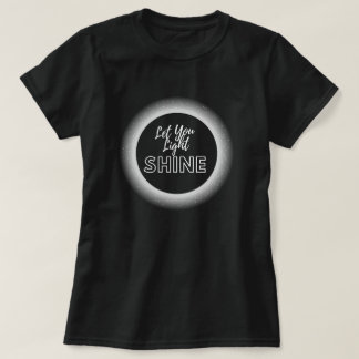 T-shirt Laisser Briller Blanc Lumineuse