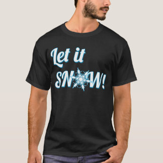 T-shirt laisser la neige