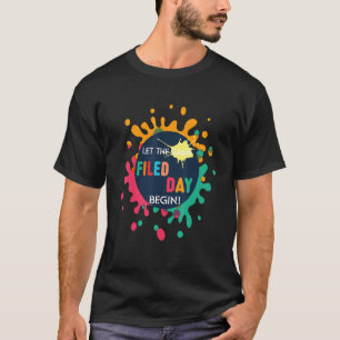 T-shirt Laisser Les Jeux Commencer Le Jour Du Champ