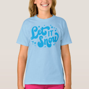 T-shirt Laisser neiger hiver design