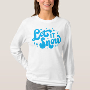 T-shirt Laisser neiger hiver design