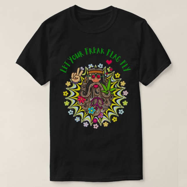 T-shirt Laisser votre drapeau de freak (Design devant)