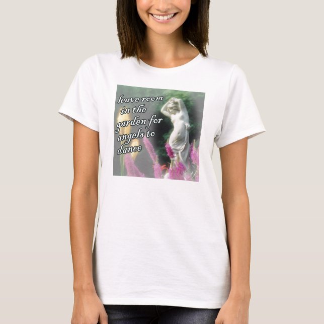 T-shirt Laissez de la place dans le jardin... (Devant)