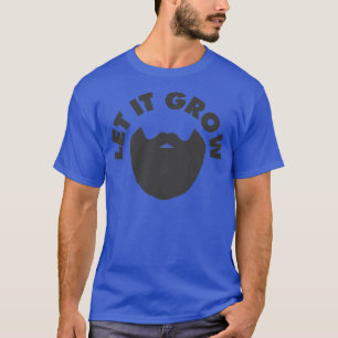 T-shirt Laissez-le pousser Barbe Vintage Amateurs de barbe