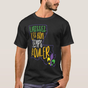 T-shirt Laissez Les Bon Temps Rouler La Nouvelle-Orléans F