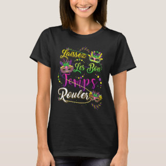 T-shirt Laissez Les Bon Temps Rouler Mardi Gras Beads Tead