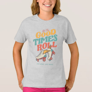T-shirt LAISSEZ LES BONS TEMPS ROULER 80s RETRO ROLLER SKA