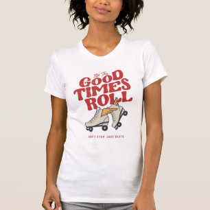 T-shirt LAISSEZ LES BONS TEMPS ROULER 80s RETRO ROLLER SKA