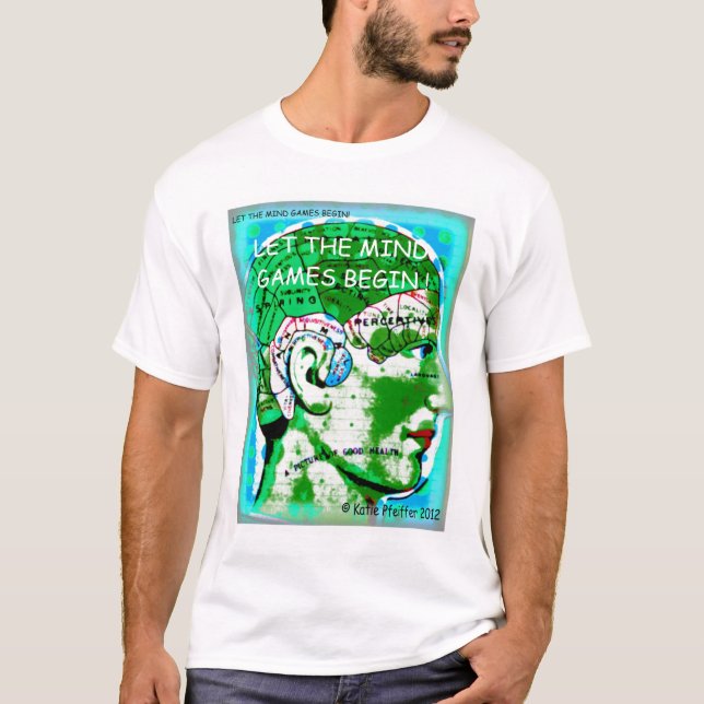 T-shirt Laissez les jeux d'esprit commencer la chemise (Devant)