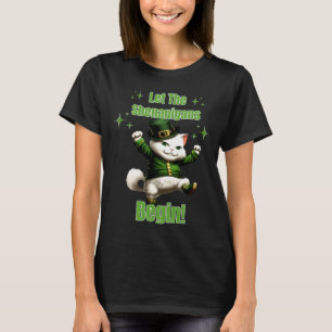 T-shirt Laissez Les Shenanigans Commencer À Danser Leprech