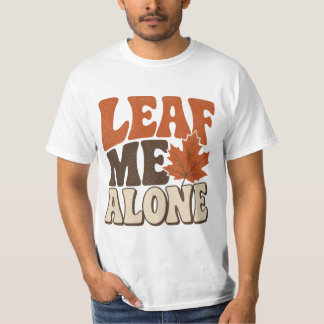 T-shirt Laissez-Moi Seul Drôle De Dessin D'automne