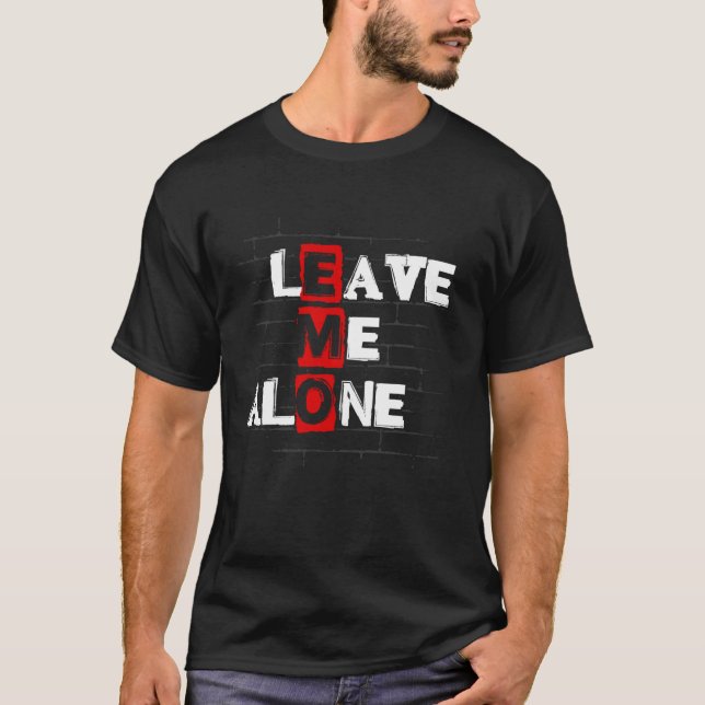 T-shirt Laissez-moi seul - Ventilateur Emo - Emo (Devant)
