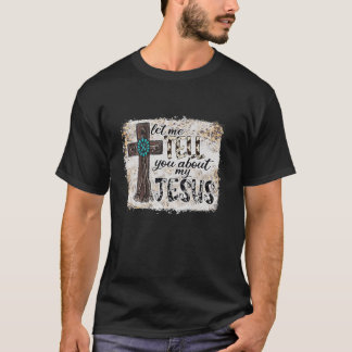 T-shirt Laissez-Moi Vous Parler De Mon Jésus Léopard