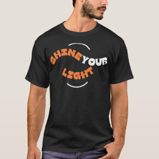 T-shirt Laissez Votre Lumière Briller Avant Hommes Matthie