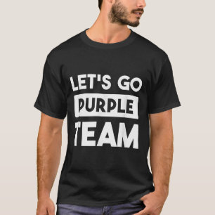 T-shirt Laissons Aller Purple Team War Jeu Concours Été Ca