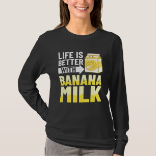 T-shirt Lait de Banane Lait de Banane au Chocolat