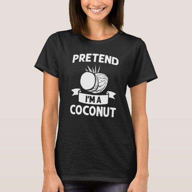 T-shirt Lait de coco Huile d'eau Crème Arbre Fruit Palm Bu (Devant)
