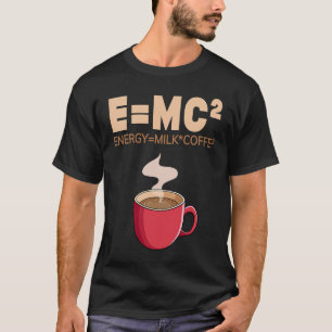 T-shirt Lait d'énergie x café2 Cute de café EMC2