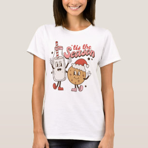 T-shirt Lait et biscuit de Noël