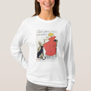 T-shirt Lait stérilisé pur de publicité par affichage