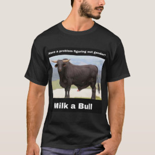 T-shirt Lait un taureau