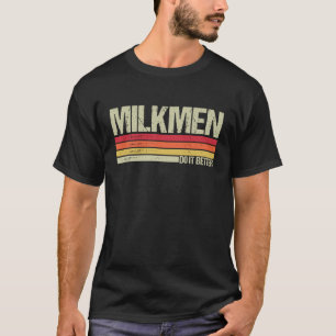 T-shirt Laitier & livreur de lait Camion de lait & ferme l