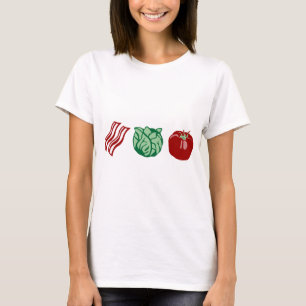 T-shirt Laitue de lard et tomate - le BLT !