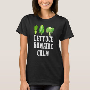 T-shirt Laitue Romaine Calme   Jardinage Amour Et Gentille