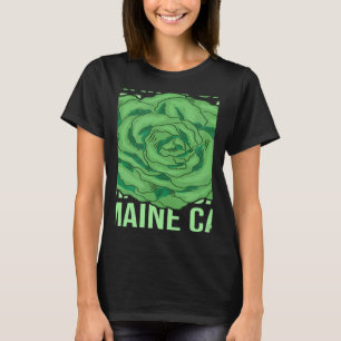 T-shirt Laitue Romaine Calme Légume Jeu de Mots Jardinage 