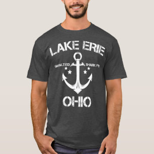 T-shirt LAKE ERIE OHIO Funny Fishing Camping Cadeau été