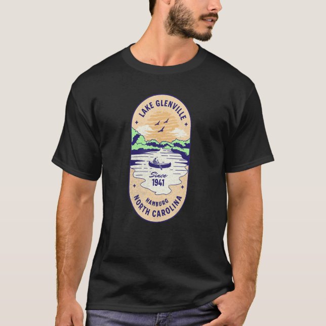 T-shirt Lake Glenville NC Hamburg 1941 (Devant)