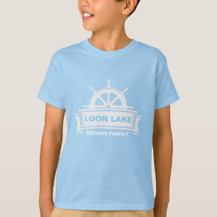 T-shirt Lake House volant Nom de famille
