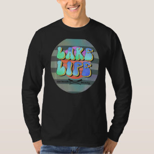 T-shirt Lake Life Retro Summer Pastel Camping Salty Beache