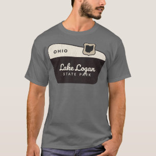 T-shirt Lake Logan State Park Affiche de bienvenue Ohio