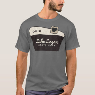 T-shirt Lake Logan State Park Affiche de bienvenue Ohio